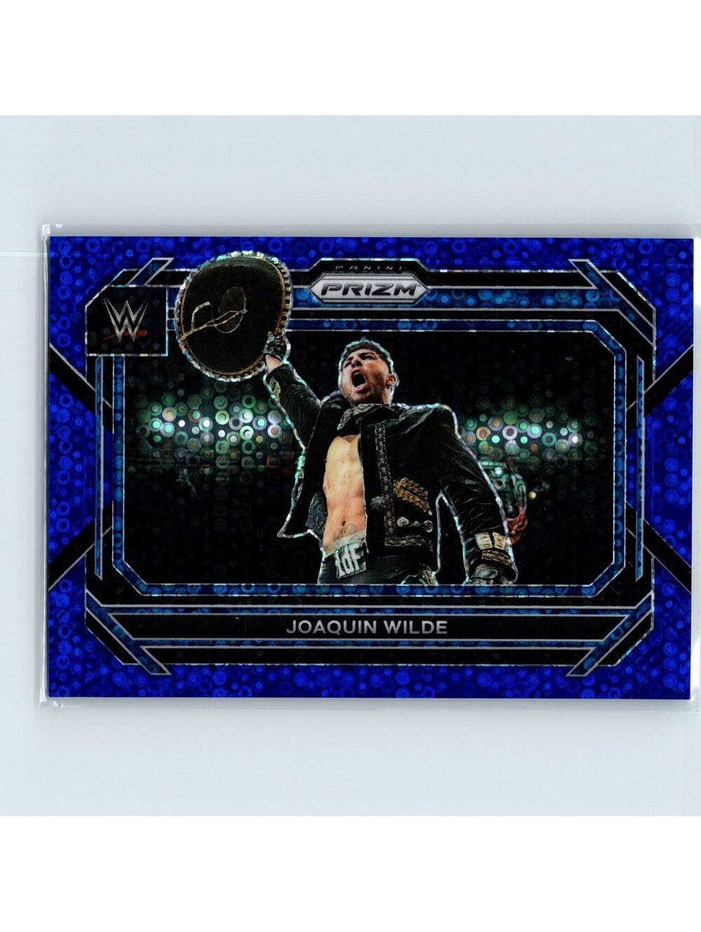 2023 Panini Prizm WWE Joaquin Wilde #34 Blue Under Card Prizm #/25